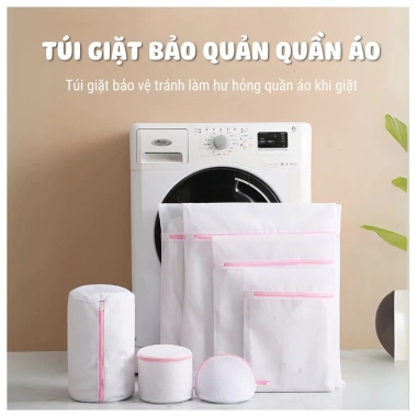 Túi Lưới USA Store Trắng Đựng Quần Áo Đồ Lót Bảo Vệ Máy Giặt Giá 18.000
