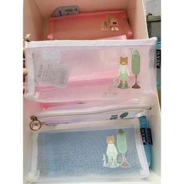 Túi lưới & Ví lưới đa năng đựng bút, đồ dùng học tập - Chỉ 28.000đ (giá gốc 36.400đ) 8