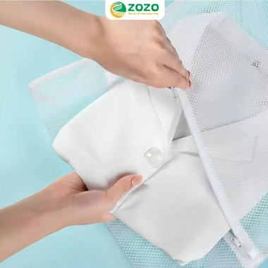 Túi Lưới ZoZo Bảo Vệ Quần Áo & Đồ Lót Khi Giặt Máy - Trắng Giá Ưu Đãi 13,900 VND