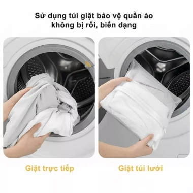 Túi Lưới ZoZo Bảo Vệ Quần Áo & Đồ Lót Khi Giặt Máy - Trắng Giá Ưu Đãi 13,900 VND