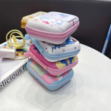 Túi lưu trữ cáp dữ liệu di động Kirby dễ thương - Sạc tai nghe, Power Bank, phù hợp công sở kỹ thuật số 7