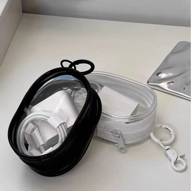 Túi lưu trữ cáp dữ liệu trong suốt - vỏ bảo vệ du lịch, sạc tai nghe, chỉ 56.980đ