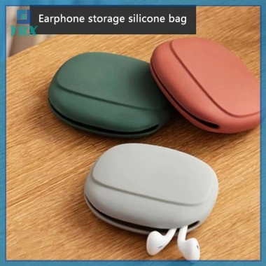 Túi lưu trữ cáp silicon di động YRX - Hộp đựng tai nghe, điện thoại, dây du lịch, chìa khóa, son môi dễ thương