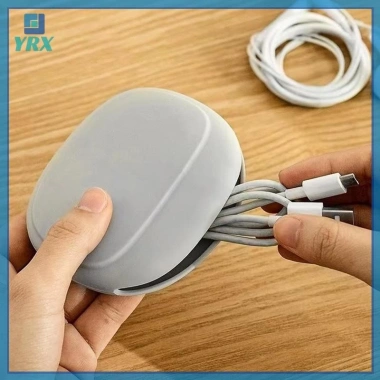 Túi lưu trữ cáp silicon di động YRX - Hộp đựng tai nghe, điện thoại, dây du lịch, chìa khóa, son môi dễ thương