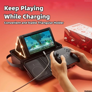 Túi lưu trữ dung lượng lớn cho Nintendo Switch 1/2/OLED - Chân đế cao cấp, giá ưu đãi 272.900 VND 8