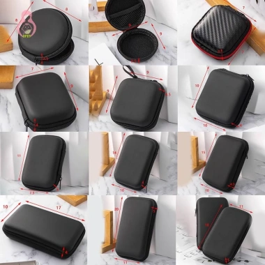 Túi lưu trữ kỹ thuật số cứng 3C da nhân tạo – Hộp sạc, tai nghe, cáp dữ liệu, U‑Disk, 36.190₫