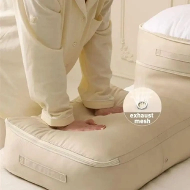 Túi lưu trữ nén vải Twill dung tích lớn, gập lại chống bụi, đóng gói quần áo - Giá 98.928₫ 3 Túi lưu trữ nén vải Twill dung tích lớn, gập lại chống bụi, đóng gói quần áo - Giá 98.928₫ 3