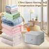 Túi lưu trữ nén vải Twill dung tích lớn, gập lại chống bụi, đóng gói quần áo - Giá 98.928₫ 5