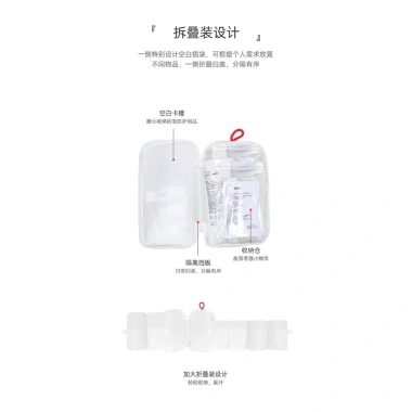 Túi lưu trữ phòng chống dịch, hộp thuốc nhỏ, bộ sơ cứu di động cho du lịch, học sinh và gia đình - Giá ưu đãi 247.320₫ 6