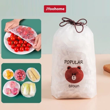 Túi màng PE JYoohome có chun, túi gấu bọc thực phẩm tái sử dụng - Giá 19.000 VND
