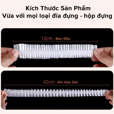 Túi màng PE JYoohome có chun, túi gấu bọc thực phẩm tái sử dụng - Giá 19.000 VND
