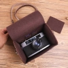 Túi máy ảnh da PU đeo chéo vai - phù hợp Sony a7c, A6.400, Canon M50, Fuji XS10, Leica QP - giảm giá 480k (giá 619k) 9