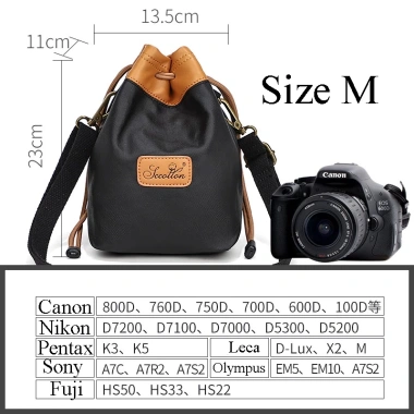 Túi máy ảnh đeo chéo Sccotton dây rút kháng nước, siêu bền, giá chỉ 220.000 VNĐ 8