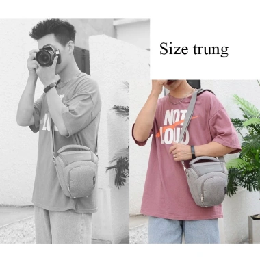Túi máy ảnh thời trang EOS màu xám - Giá ưu đãi 230.000đ, giảm so với 292.100đ