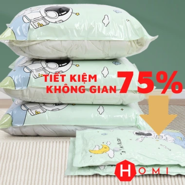 Túi Máy Hút Chân Không Dày - Đựng Quần Áo, Chăn Mền Kín Hơi - 16.999₫ - Homi Store 5