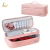 Túi máy sấy tóc du lịch hai lớp di động sắp xếp rộng rãi cho nữ Lakebao mới