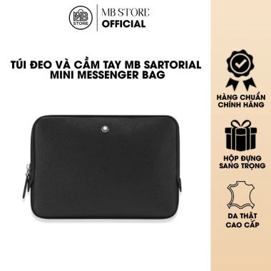 Túi MB Sartorial Mini Messenger Da Bê Cao Cấp Nam Nữ - Giá 7,5 Triệu, Giảm 2,2 Triệu
