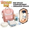 Túi mẹ DFGF Tai Mèo vải Oxford chống thấm, dung tích lớn cho bà bầu & bé
