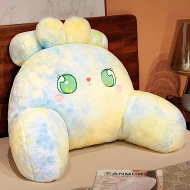 Túi mềm đầu giường đệm tựa lưng lớn màu thỏ Gối tựa lưng tatami mềm mại, giá ưu đãi 467k