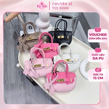Túi mini bé gái 13cm cầm tay và đeo chéo - Hottrend, điệu đà, giá chỉ 79.000đ