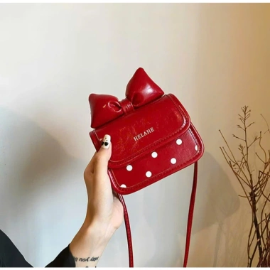 Túi mini bé gái nơ dễ thương 14cm họa tiết da chấm bi - Quà Tết ưu đãi 89.000đ 9 Túi mini bé gái nơ dễ thương 14cm họa tiết da chấm bi - Quà Tết ưu đãi 89.000đ 9