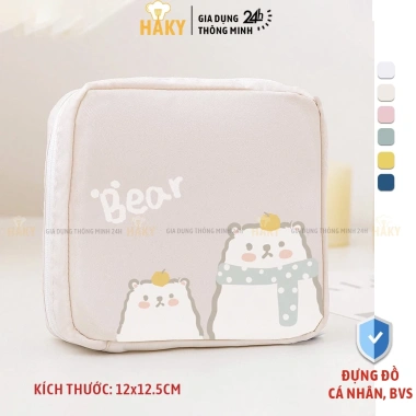 Túi mini chống thấm HAKY076 đựng băng vệ sinh, son môi, mỹ phẩm nhỏ gọn 34.000₫ 5