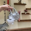Túi mini đeo chéo dạng bàu chữ nổi kèm gấu treo, cute thời trang, giá 75.000đ 10