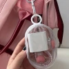 Túi mini trong suốt có dây kéo – hộp sắp xếp tai nghe, bộ sạc, vòng móc khóa, gọn nhẹ du lịch 4