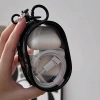 Túi mini trong suốt có dây kéo – hộp sắp xếp tai nghe, bộ sạc, vòng móc khóa, gọn nhẹ du lịch 9