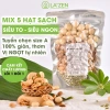 Túi Mix 5 Hạt Ăn Liền 250-500g La'zen - Macca, Hạnh Nhân, Điều, Óc Chó, Bí Xanh - Giá 138.000₫