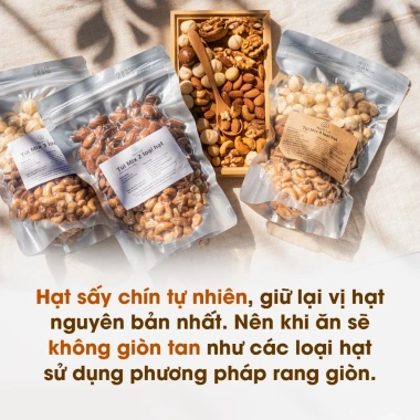 Túi Mix 5 Hạt Ăn Liền 250-500g La'zen - Macca, Hạnh Nhân, Điều, Óc Chó, Bí Xanh - Giá 138.000₫ 9