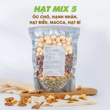 Túi Mix 5 Hạt Ăn Liền 250-500g La'zen - Macca, Hạnh Nhân, Điều, Óc Chó, Bí Xanh - Giá 138.000₫ 10