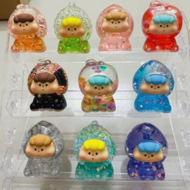 Túi mù Charm MOI Nước: Túi bất ngờ em bé trái cây 8,2cm, dễ thương trang trí