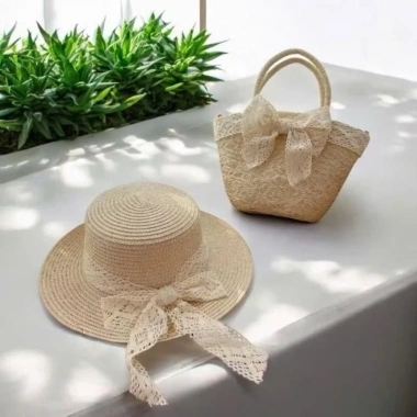 Túi Mũ Cói Đi Biển Combo - Đeo Chéo Cute Giá Cực Sỉ 69k Thay Vì 89k! 3 Túi Mũ Cói Đi Biển Combo - Đeo Chéo Cute Giá Cực Sỉ 69k Thay Vì 89k! 3
