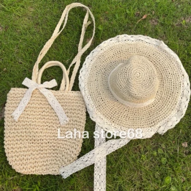 Túi mũ đi chơi biển đan tay dịu dàng ST19 - Chỉ 88.000 VNĐ, nhẹ nhẹ, thời trang