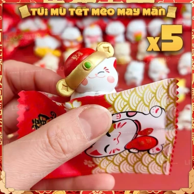 Túi Mù Tết 2.026 Bính Ngọ Ngựa Mèo Thần Tài 3D May Mắn - Quà Lì Xì Năm Mới 49k 9 Túi Mù Tết 2.026 Bính Ngọ Ngựa Mèo Thần Tài 3D May Mắn - Quà Lì Xì Năm Mới 49k 9
