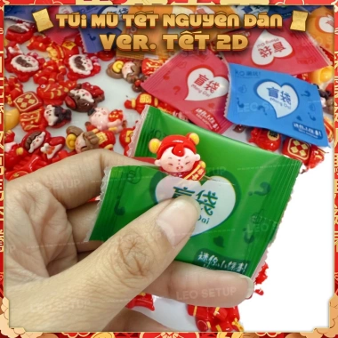 Túi Mù Tết 2.026 Móc Khóa 2D Charm Nhựa May Mắn Thần Tài Cá Chép - Chỉ 22.000₫ 6 Túi Mù Tết 2.026 Móc Khóa 2D Charm Nhựa May Mắn Thần Tài Cá Chép - Chỉ 22.000₫ 6