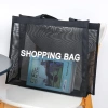Túi mua sắm lưới trong suốt KINGQUEEN - Tote nylon lớn, đeo chéo đen, thích hợp du lịch biển, giá chỉ 88.128₫ 7