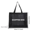 Túi mua sắm lưới trong suốt TRENDYTRENDZ - Tote lớn, đeo chéo một vai, nylon nhẹ, thoáng khí, đa năng du lịch & thể dục 2