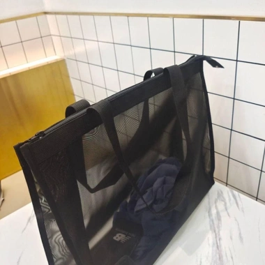 Túi mua sắm lưới trong suốt TRENDYTRENDZ - Tote lớn, đeo chéo một vai, nylon nhẹ, thoáng khí, đa năng du lịch & thể dục 8 Túi mua sắm lưới trong suốt TRENDYTRENDZ - Tote lớn, đeo chéo một vai, nylon nhẹ, thoáng khí, đa năng du lịch & thể dục 8