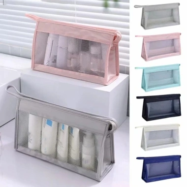Túi mỹ phẩm du lịch ZORAX đa chức năng, lưới trong suốt, treo dụng cụ, hộp tắm gập - 56.808đ 4