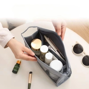 Túi mỹ phẩm du lịch ZORAX đa chức năng, lưới trong suốt, treo dụng cụ, hộp tắm gập - 56.808đ 8