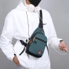 Túi nam đeo chéo 3 ngăn oxford kháng nước, lỗ tai nghe - HQ S3 T245, đi chơi, phượt, du lịch 3