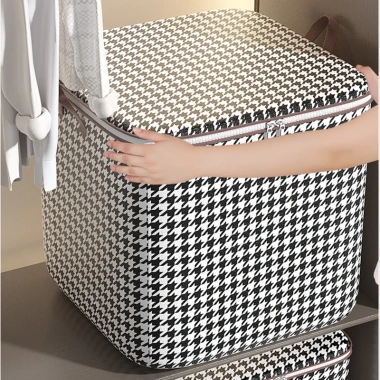Túi nén 100L gập lại đa năng, khóa kéo, di động - Đựng quần áo, đồ gia dụng