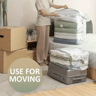 Túi nén chân không ba chiều dày L – Lưu trữ quần áo gọn gàng, giảm giá 16.900₫