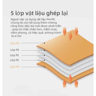 Túi nén chân không BLACK PINK kích thước lớn lưu trữ chăn quần áo chất liệu PA-PE giảm giá 15.398 VNĐ