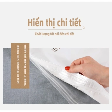 Túi nén chân không BLACK PINK kích thước lớn lưu trữ chăn quần áo chất liệu PA-PE giảm giá 15.398 VNĐ