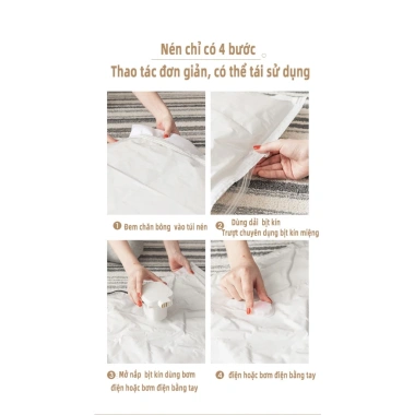 Túi nén chân không BLACK PINK kích thước lớn lưu trữ chăn quần áo chất liệu PA-PE giảm giá 15.398 VNĐ 9 Túi nén chân không BLACK PINK kích thước lớn lưu trữ chăn quần áo chất liệu PA-PE giảm giá 15.398 VNĐ 9