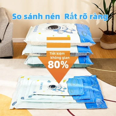 Túi nén chân không HELLO SHOP: Đựng quần áo, chăn gối, tiết kiệm 75% không gian, chống mốc - 16.400₫
