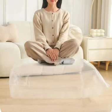 Túi nén chân không MUVAKO, túi trong suốt công suất lớn, tái sử dụng, chống bụi bảo quản quần áo